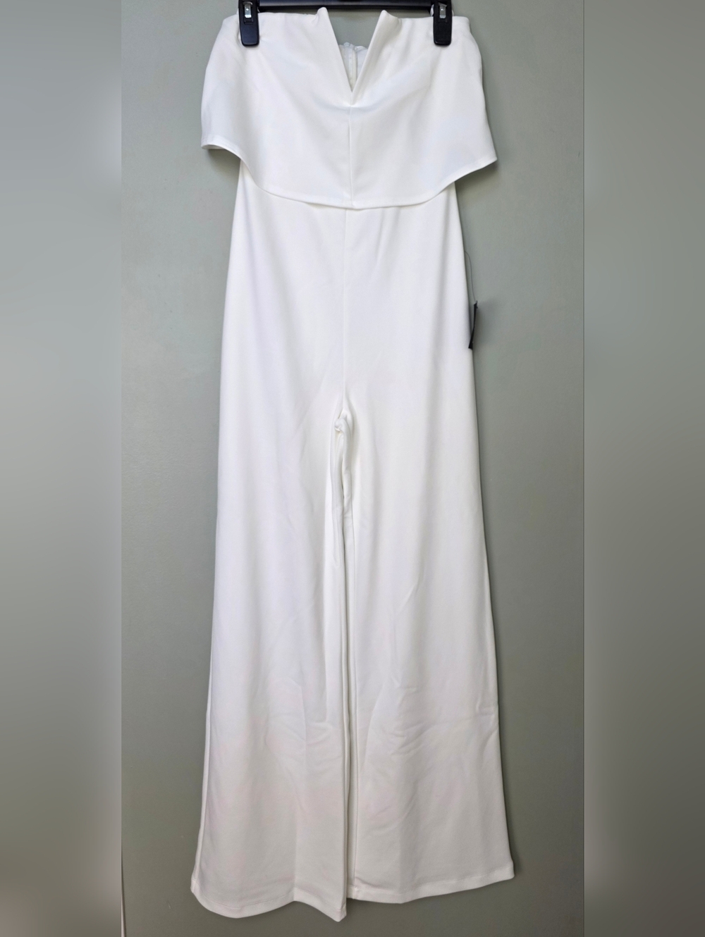 Lulus Power of Love White Strapless Jumpsuit - Size MED - NWT Bridal Rehearsal - Picture 6 of 12